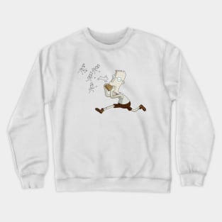 Brainy playing panpipes Crewneck Sweatshirt